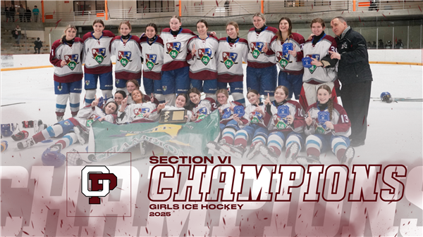 Girls Ice Hockey - Section VI Champions